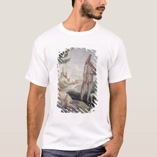 休日のPulcinella Tシャツ (正面)