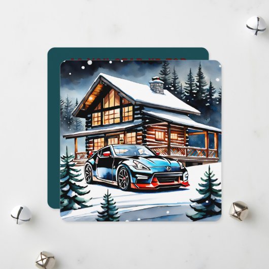 休日のRev Up: JDM版クリスマス シーズンカード (正面/裏面インサイチュ)