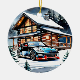 休日のRev Up: JDM版クリスマス セラミックオーナメント