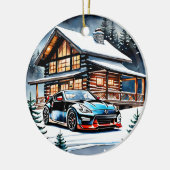 休日のRev Up: JDM版クリスマス セラミックオーナメント (左)