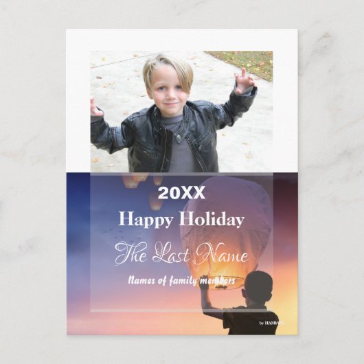 休日はがき シーズンポストカード (正面)