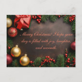 休日はがき シーズンポストカード (裏面)