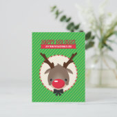 休日はがき：：赤い鼻のトナカイルドルフ シーズンポストカード (スタンド正面)