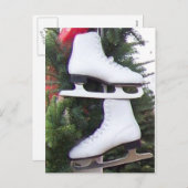 休日はアイススケートします シーズンポストカード (正面/裏面)
