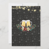 休日はビール醸造のクリスマスパーティー 招待状 (裏面)