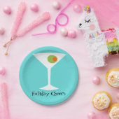 休日はマルティーニの紙皿を元気づけます ペーパープレート (パーティー)