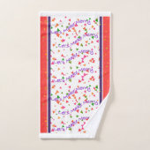 休日は作ろうメリー バスタオルセット (ハンドタオル)