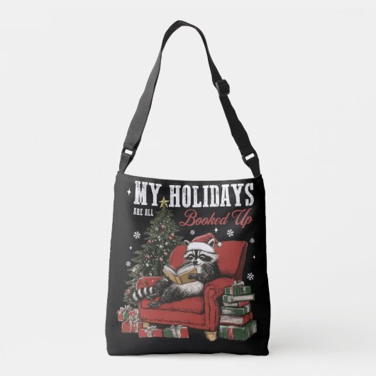 休日は全てトートバッグに入っている クロスボディバッグ (裏面)