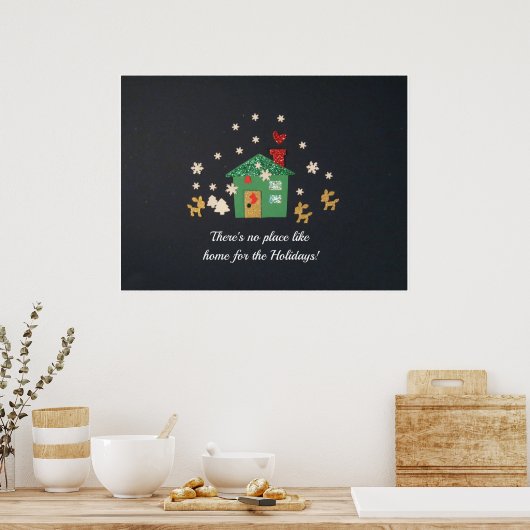 休日は家のような場所はない。 ポスター (キッチン)