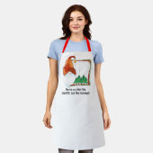 休日は格言に限る。 エプロン (着用した状態)