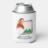 休日は格言に限る。 缶クーラー (缶裏面)