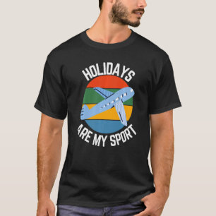 休日は私のスポーツで、フライトファン Tシャツ