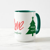 休日は自分吸のマグを愛することができる マグカップ (正面右)