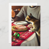 休日は良い食べ物と良いおもしろいを願う！ シーズンカード (正面/裏面)