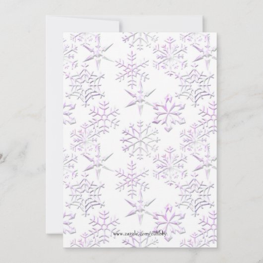 休日またはクリスマスの醜いセーターのパーティー 招待状 (裏面)