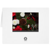 休日をテーマにしたグリーティングカード (裏面横)