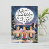 休日をライトアップ – クリスマスカード (スタンド正面)