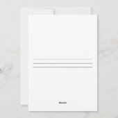 休日をライトアップ – クリスマスカード (裏面)