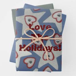 休日を愛して！折り返し紙シート ラッピングペーパーシート