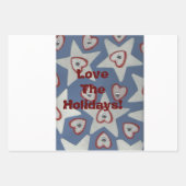 休日を愛して！折り返し紙シート ラッピングペーパーシート (正面)