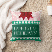 休日アールデコ クッション (ブランケット)