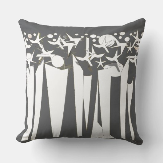 休日アールデコ クッション (正面)