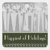 休日アールデコ!:) スクエアシール (正面)