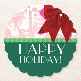 休日アールデコ ペーパーコースター