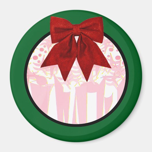 休日アールデコ マグネット (正面)