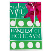 休日アールデコ ミディアムペーパーバッグ (正面)