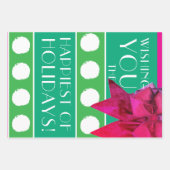 休日アールデコ ラッピングペーパーシート (正面)