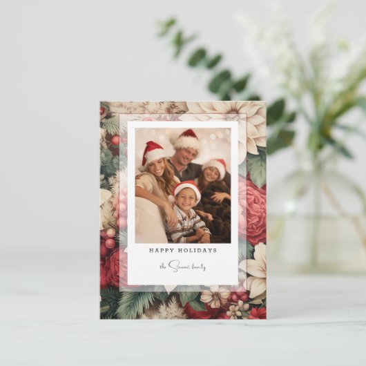 休日エレガントフローラ写真 シーズンポストカード (スタンド正面)