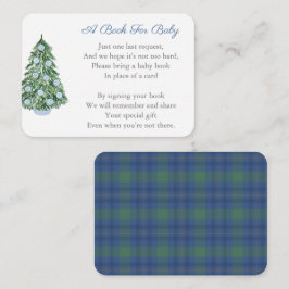 休日エレガント赤ちゃんシャワーベビー用の本を持ってくる エンクロージャーカード