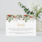 休日エンクロージャカード素朴詳細カード冬 エンクロージャーカード (スタンド正面)