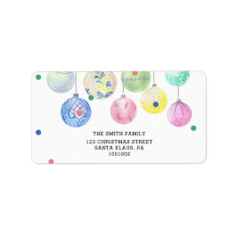 休日オーナメントクリスマスラベル ラベル