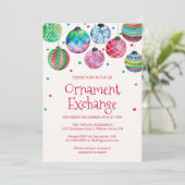 休日オーナメント交換パーティー 招待状 (スタンド正面)