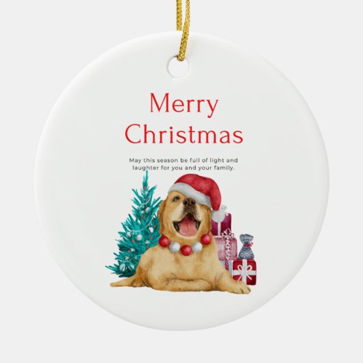 休日オーナメント セラミックオーナメント (正面)