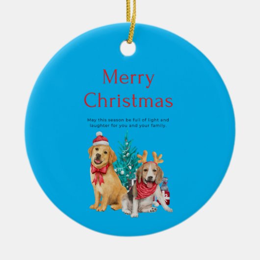 休日オーナメント セラミックオーナメント (正面)