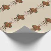 休日オーナメント ラッピングペーパー (角)