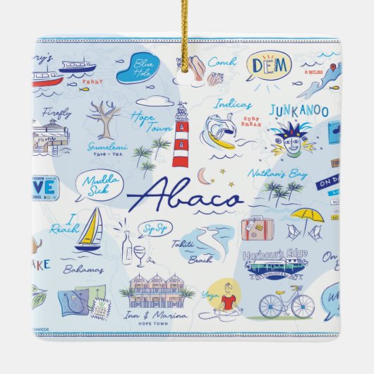 休日オーナメント- The ABC'S Of Hope Town セラミックオーナメント (裏面)