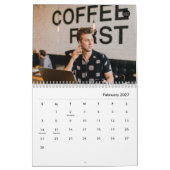 休日カスタムのロ企業のゴのビジネス写真 カレンダー (2月 2027)