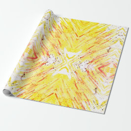 休日カラフルパーティーの誕生日ラッピング紙 ラッピングペーパー