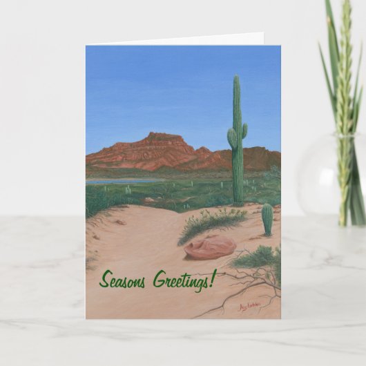 休日カード"私の世界"の南西テーマ揺すります シーズンカード (正面)