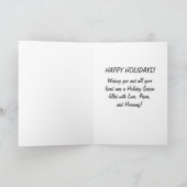 休日カード"私の世界"の南西テーマ揺すります シーズンカード (内部)