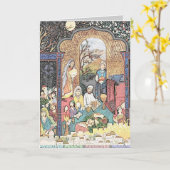 休日カード: 過ぎ越しの祝い*1 カード (黄色い花)