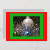 休日グリッターパーティの招待状 招待状 (正面/裏面)