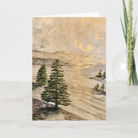 休日グリッター カード (正面)