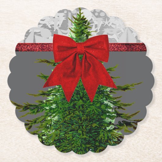 休日グリッター ペーパーコースター (正面)