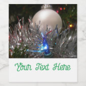 休日グリッター ワインラベル (シングルラベル)