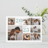 休日グリッド |フォトモダンコラージカード シーズンカード (スタンド正面)